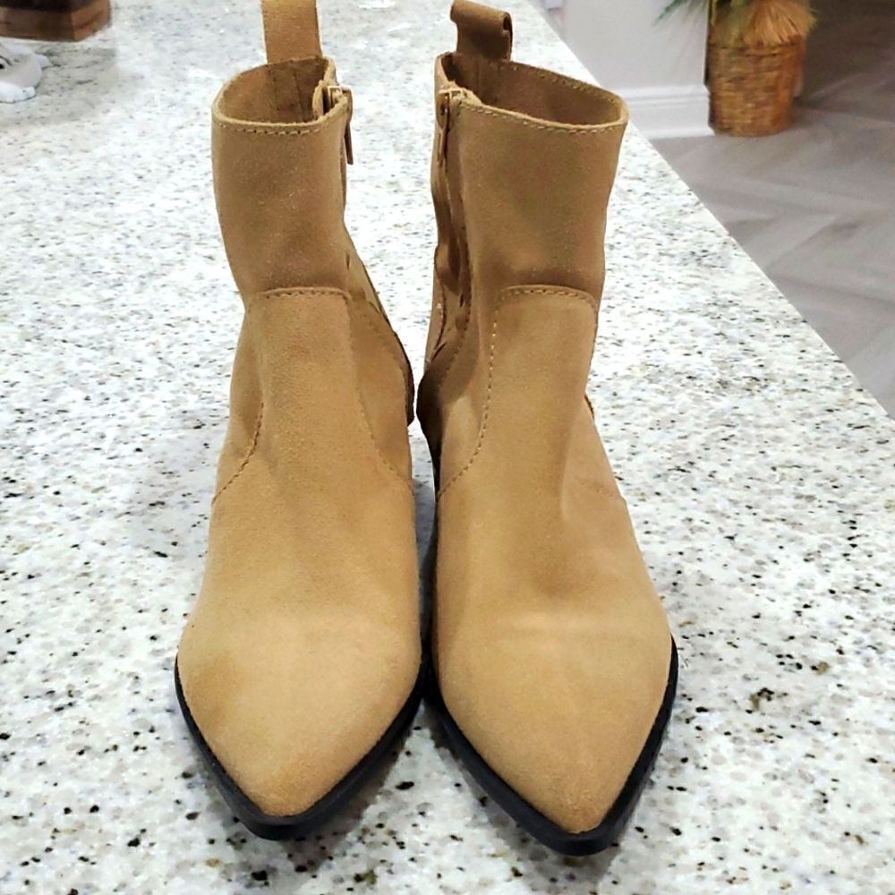 ✨️Zara Women’s Suede Ankle, Side Zip Boots, NWOT,  size 36✨️ - Picture 7 of 8